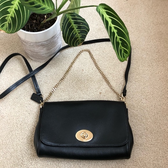 COACH Crossgrain Ruby Mini Crossbody with Leather & Chain Strap - 3 in 1 Style - Picture 1 of 12